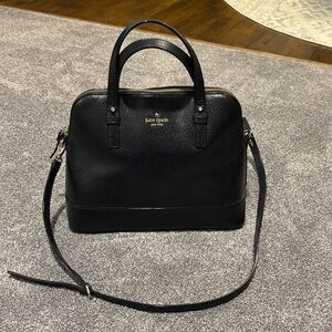 Kate Spade Black Textured Bag